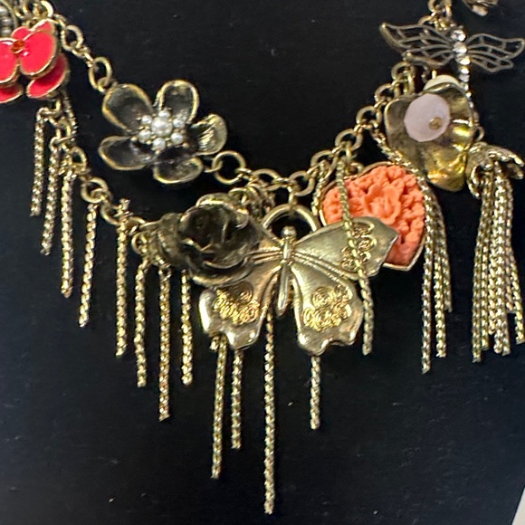 Lucky Brand Gold Necklace with Colorful Charms - Picture 12 of 14